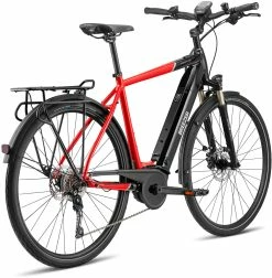 Breezer Powertrip Evo 2.1+, R&oslash;d/sort -E-bikes Trekking Butik breezer powertrip evo 21 black vinyl red 3