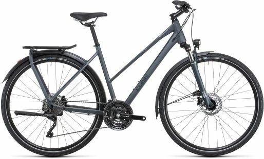 Cube Kathmandu EXC Trapez, Gr&aring; -E-bikes Trekking Butik cube kathmandu exc trapeze darkgreyngrey 1