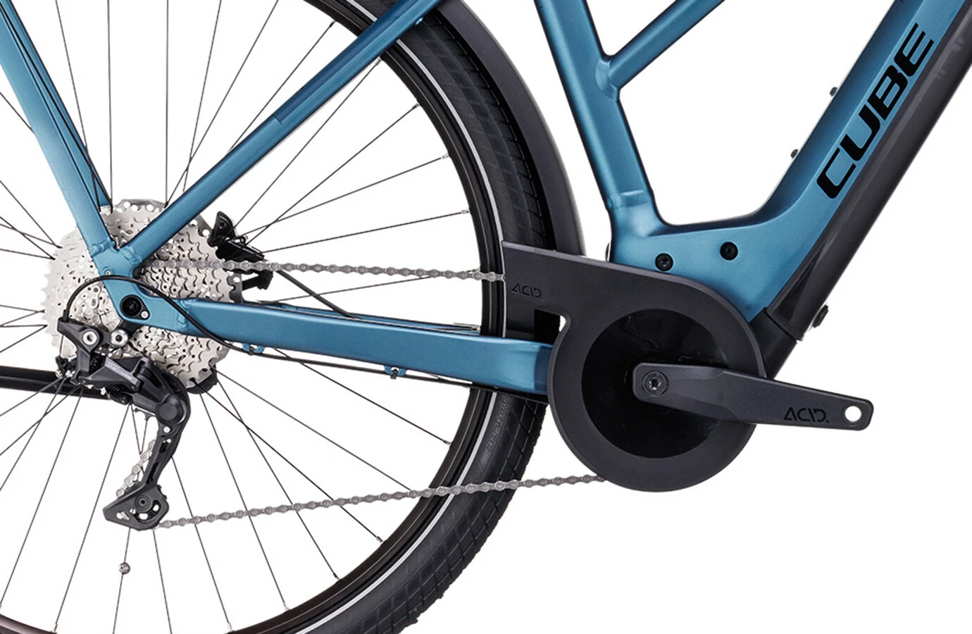 Cube Kathmandu Hybrid ONE 625 Trapeze, Blå/sort 6 Cube Kathmandu Hybrid ONE 625 Trapeze, Blå/sort - Billede 4