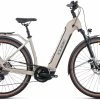 Cube Kathmandu Hybrid Pro 625 Lav Indstigning, Gr&aring; -E-bikes Trekking Butik cube kathmandu hybrid pro 625 easy entry desertnorange 1
