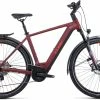 Cube Kathmandu Hybrid SL 750, S&oslash;lv -E-bikes Trekking Butik cube kathmandu hybrid sl 750 darkrednred 1