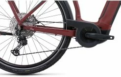 Cube Kathmandu Hybrid SL 750 Wezen, S&oslash;lv -E-bikes Trekking Butik cube kathmandu hybrid sl 750 easy entry darkrednred 4 1