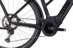 Cube Kathmandu Hybrid SLT 750 Trapezformet, Sort -E-bikes Trekking Butik cube kathmandu hybrid slt 750 trapeze blacknmetal 4