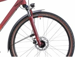 Cube Nature Allroad, R&oslash;d -E-bikes Trekking Butik cube nature allroad darkrednred 3 1