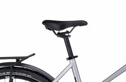 Cube Nature EXC Allroad Trapezformet, S&oslash;lv/sort -E-bikes Trekking Butik cube nature exc allroad trapeze polarsilvernblack 6 1