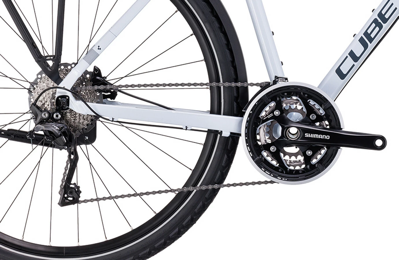 Cube Nature Pro Allroad, Hvid/sort 6 Cube Nature Pro Allroad, Hvid/sort - Billede 4