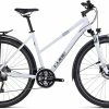 Cube Nature Pro Allroad Trapezformet, Hvid/sort -E-bikes Trekking Butik cube nature pro allroad trapeze frostwhitengrey 1 1
