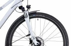 Cube Nature Pro Allroad Trapezformet, Hvid/sort -E-bikes Trekking Butik cube nature pro allroad trapeze frostwhitengrey 3 1