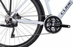 Cube Nature Pro Allroad Trapezformet, Hvid/sort -E-bikes Trekking Butik cube nature pro allroad trapeze frostwhitengrey 4 1