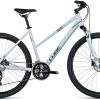 Cube Nature Pro Trapezformet, Bl&aring;/sort -E-bikes Trekking Butik cube nature pro trapeze frostwhitengrey 1 1