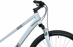 Cube Nature Pro Trapezformet, Guld/sort -E-bikes Trekking Butik cube nature pro trapeze frostwhitengrey 2