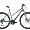 Cube Nature SL Trapez, Gr&aring; -E-bikes Trekking Butik cube nature sl trapeze flashgreynorange 1