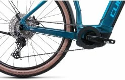 Cube Nuride Hybrid EXC 625 Allroad Lav Indstigning, S&oslash;lv -E-bikes Trekking Butik cube nuride hybrid exc 625 allroad easy entry bluenblue 4 1