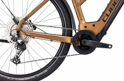Cube Nuride Hybrid EXC 625 Allroad Trapezformet, Brun/sort -E-bikes Trekking Butik cube nuride hybrid exc 625 allroad trapeze caramelnblack 4