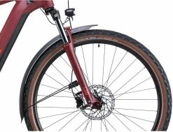 Cube Nuride Hybrid Performance 500 Allroad, R&oslash;d -E-bikes Trekking Butik cube nuride hybrid performance 500 allroad darkrednred 3