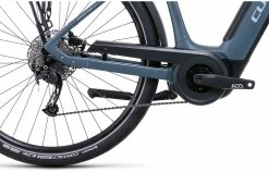 Cube Supreme Sport Hybrid ONE 500 Lav Indstigning, Bl&aring; -E-bikes Trekking Butik cube supreme sport hybrid one 500 easy entry greybluenblue 4