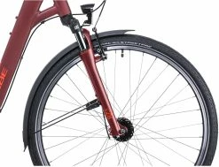 Cube Touring Lav Indstigning, R&oslash;d -E-bikes Trekking Butik cube touring easy entry darkrednred 3 1