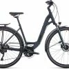 Cube Touring EXC Lav Indstigning, Bl&aring; -E-bikes Trekking Butik cube touring exc easy entry greynorange 1