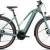 Cube Touring Hybrid ONE 400 Trapez, Gr&oslash;n -E-bikes Trekking Butik cube touring hybrid one 400 trapeze greennsharpgreen 1 1