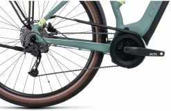 Cube Touring Hybrid ONE 400 Trapez, Gr&aring; -E-bikes Trekking Butik cube touring hybrid one 400 trapeze greennsharpgreen 4