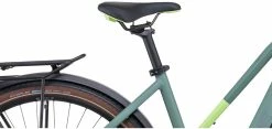 Cube Touring Hybrid ONE 400 Trapez, Gr&aring; -E-bikes Trekking Butik cube touring hybrid one 400 trapeze greennsharpgreen 6