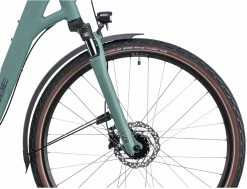 Cube Touring ONE Lav Indstigning, Gr&aring; -E-bikes Trekking Butik cube touring one easy entry greennsharpgreen 3
