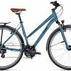 Cube Touring Trapeze, Bl&aring; -E-bikes Trekking Butik cube touring trapeze metalpetrolngreen 1