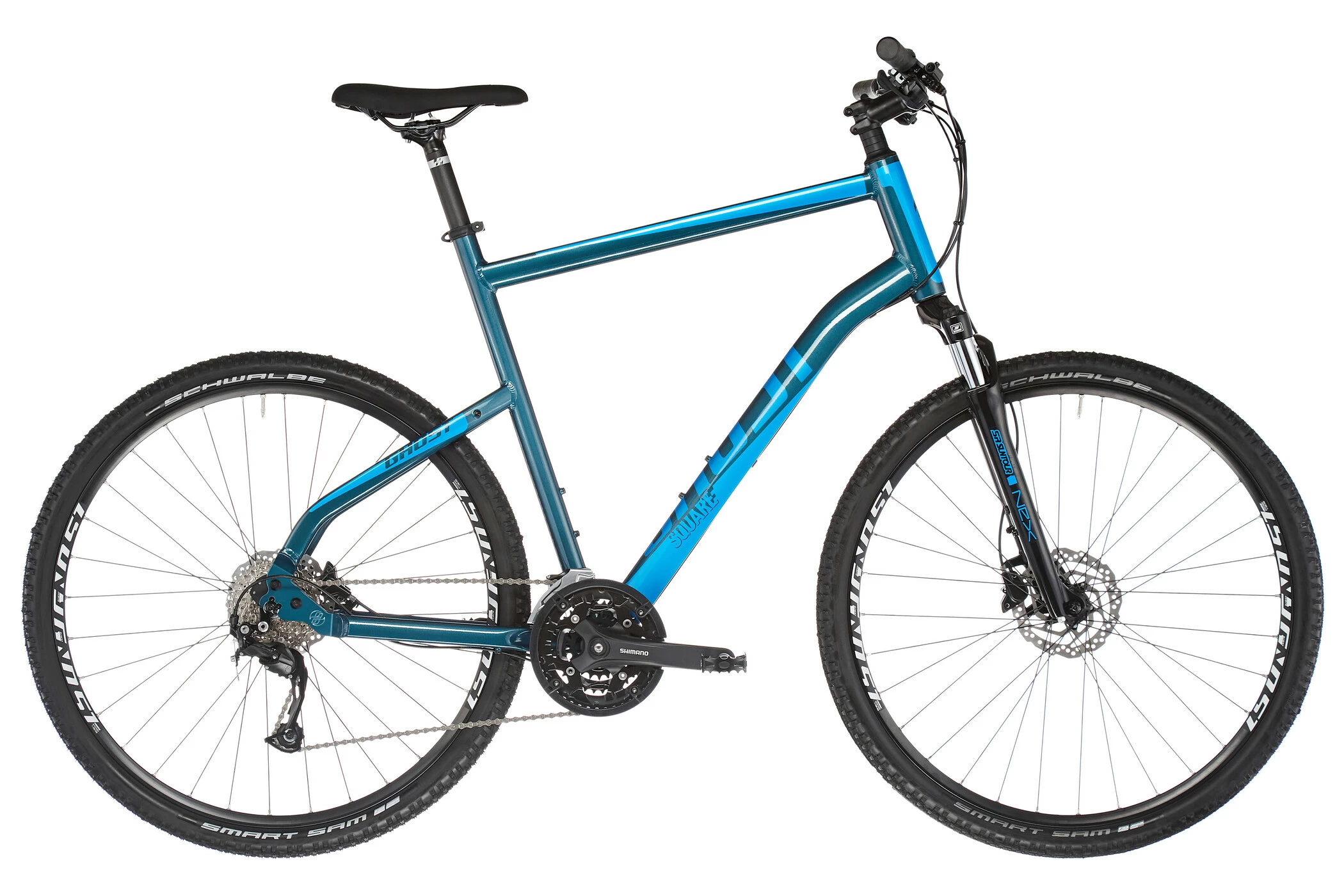 Ghost Square Cross Base AL Diamant, Petroleumsgrøn/blå 4 Ghost Square Cross Base AL Diamant, Petroleumsgrøn/blå - Billede 2