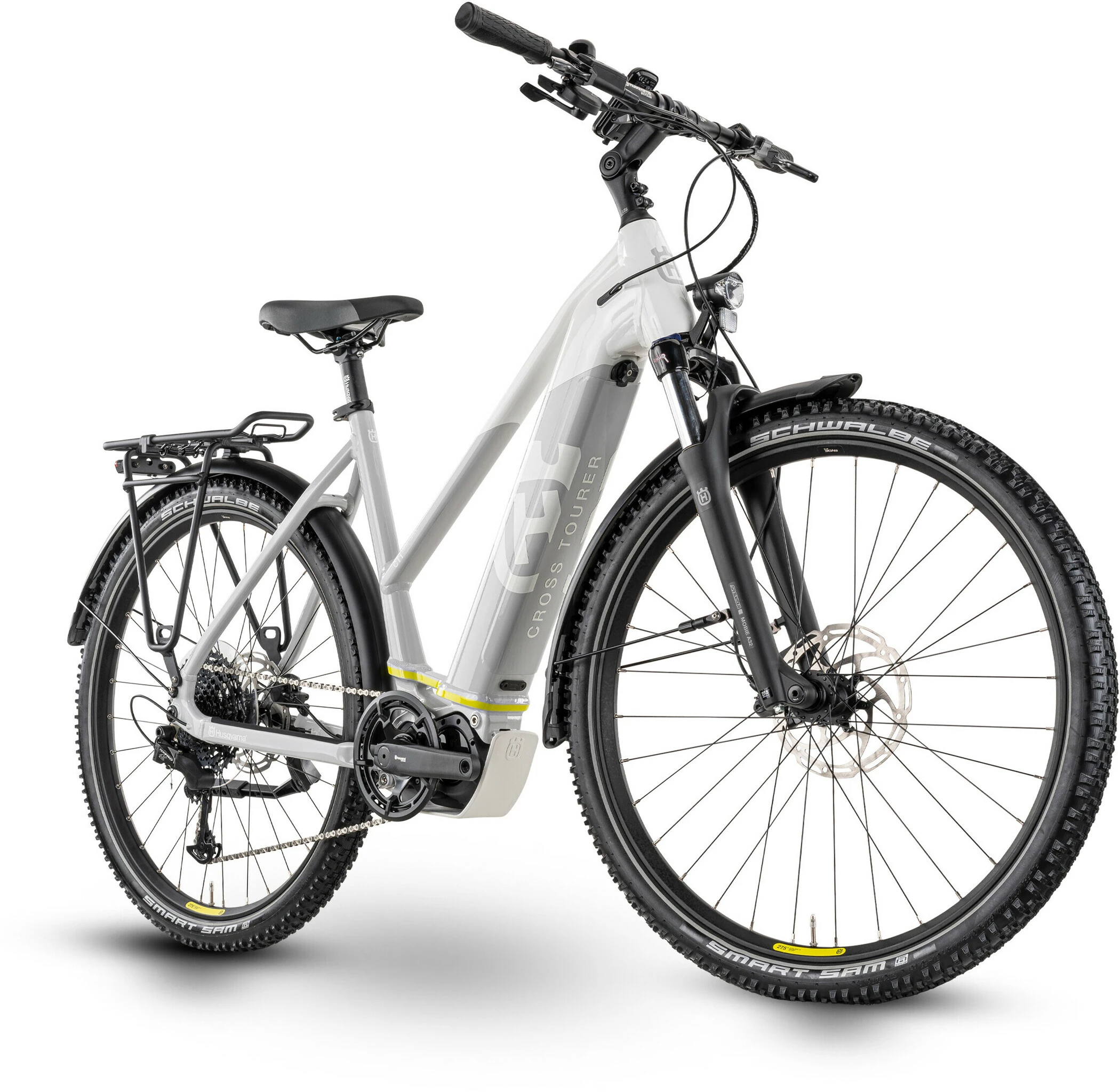 Husqvarna Cross Tourer CT1 Trapez, Hvid 4 Husqvarna Cross Tourer CT1 Trapez, Hvid - Billede 2