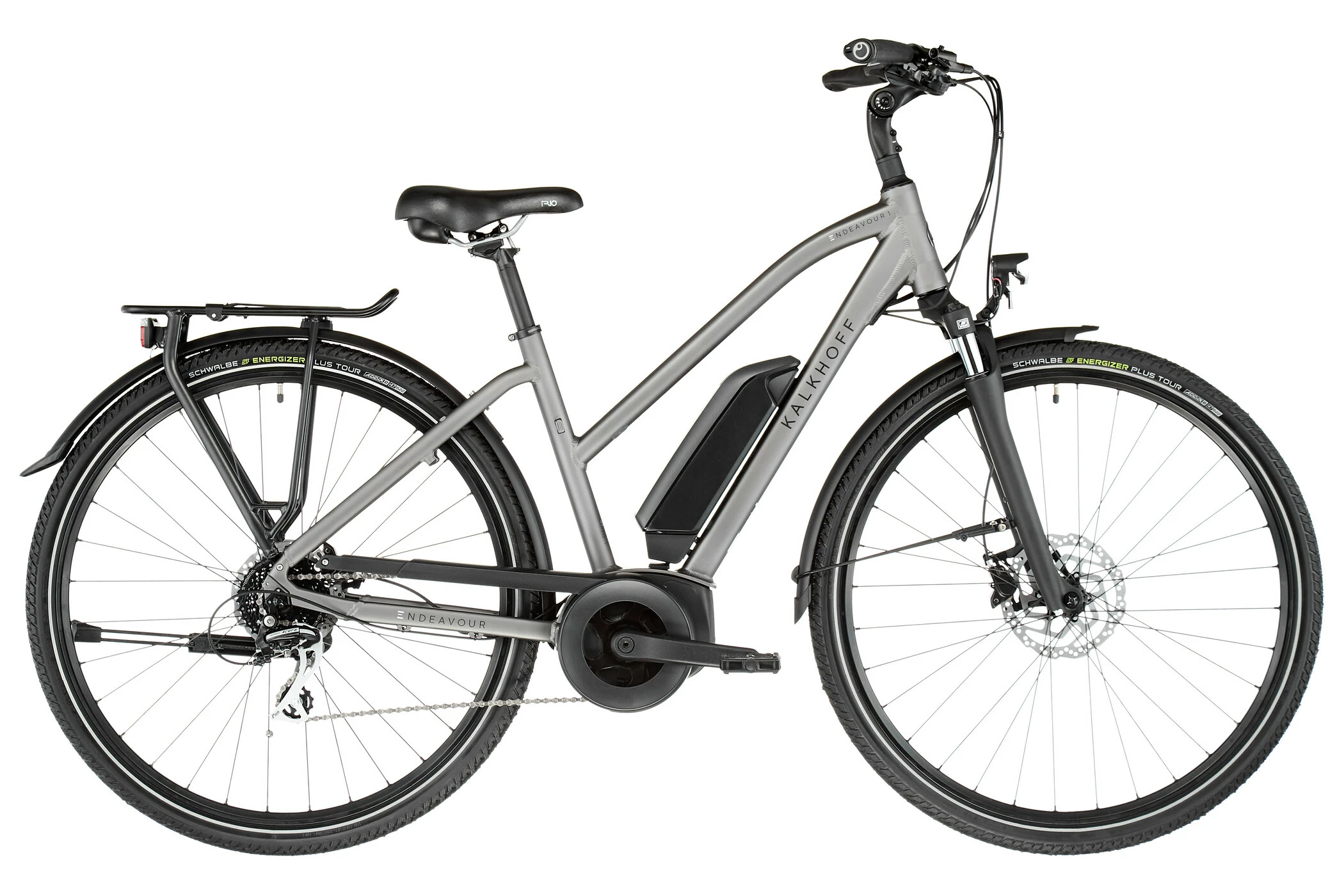 Kalkhoff Endeavour 1.B Move Trapeze 400Wh, Grå 4 Kalkhoff Endeavour 1.B Move Trapeze 400Wh, Grå - Billede 2