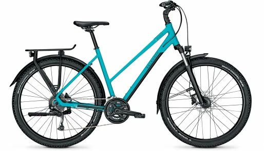 Kalkhoff Entice 18 Trapeze, Bl&aring; -E-bikes Trekking Butik kalkhoff entice 18 trapeze teal blue matt 1