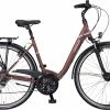 Kreidler Raise RT4 Shimano Acera Wave, Brun -E-bikes Trekking Butik kreidler raise rt4 wave red brown matt 1