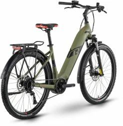 Raymon CrossRay E 5.0 Wave, Oliven/sort