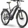 Raymon CrossRay FS E 6.0, Gr&aring;/sort -E-bikes Trekking Butik raymon crossray fs e 60 anthracite metallic black b red 1