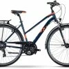 Raymon TourRay 1.0 Trapez, Bl&aring; -E-bikes Trekking Butik raymon tourray 10 trapeze dark blue magma 1