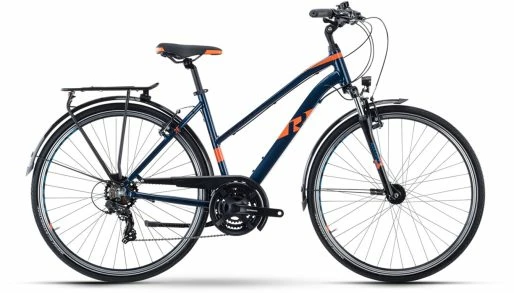 Raymon TourRay 1.0 Trapez, Bl&aring; -E-bikes Trekking Butik raymon tourray 10 trapeze dark blue magma 1
