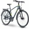 Raymon TourRay 3.0 Diamond, Gr&aring; -E-bikes Trekking Butik raymon tourray 30 diamond dark grey lime 1