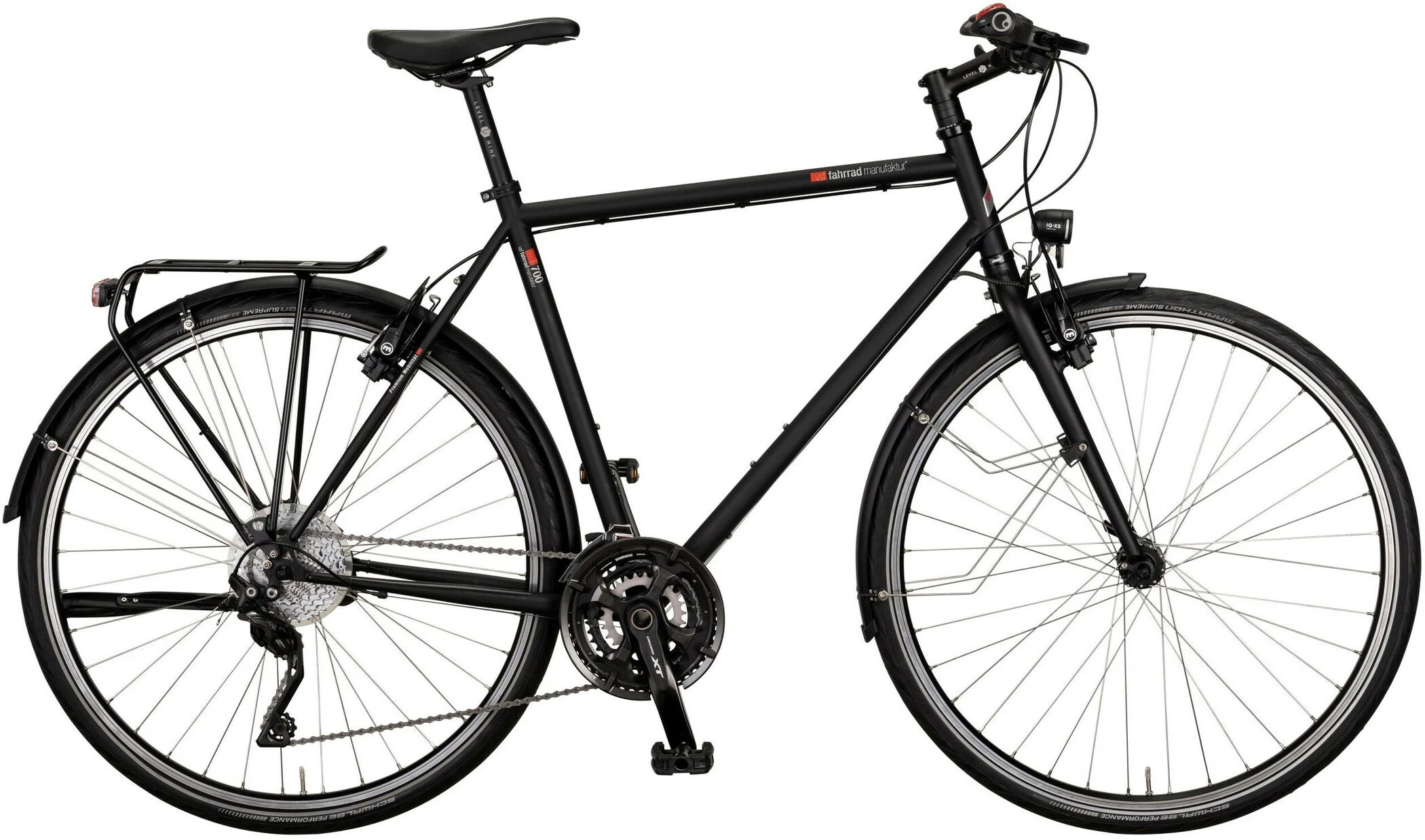 Vsf-fahrradmanufaktur Vsf Fahrradmanufaktur T-700 Diamond XT 30-trins HS22, Sort 3 Vsf-fahrradmanufaktur Vsf Fahrradmanufaktur T-700 Diamond XT 30-trins HS22, Sort