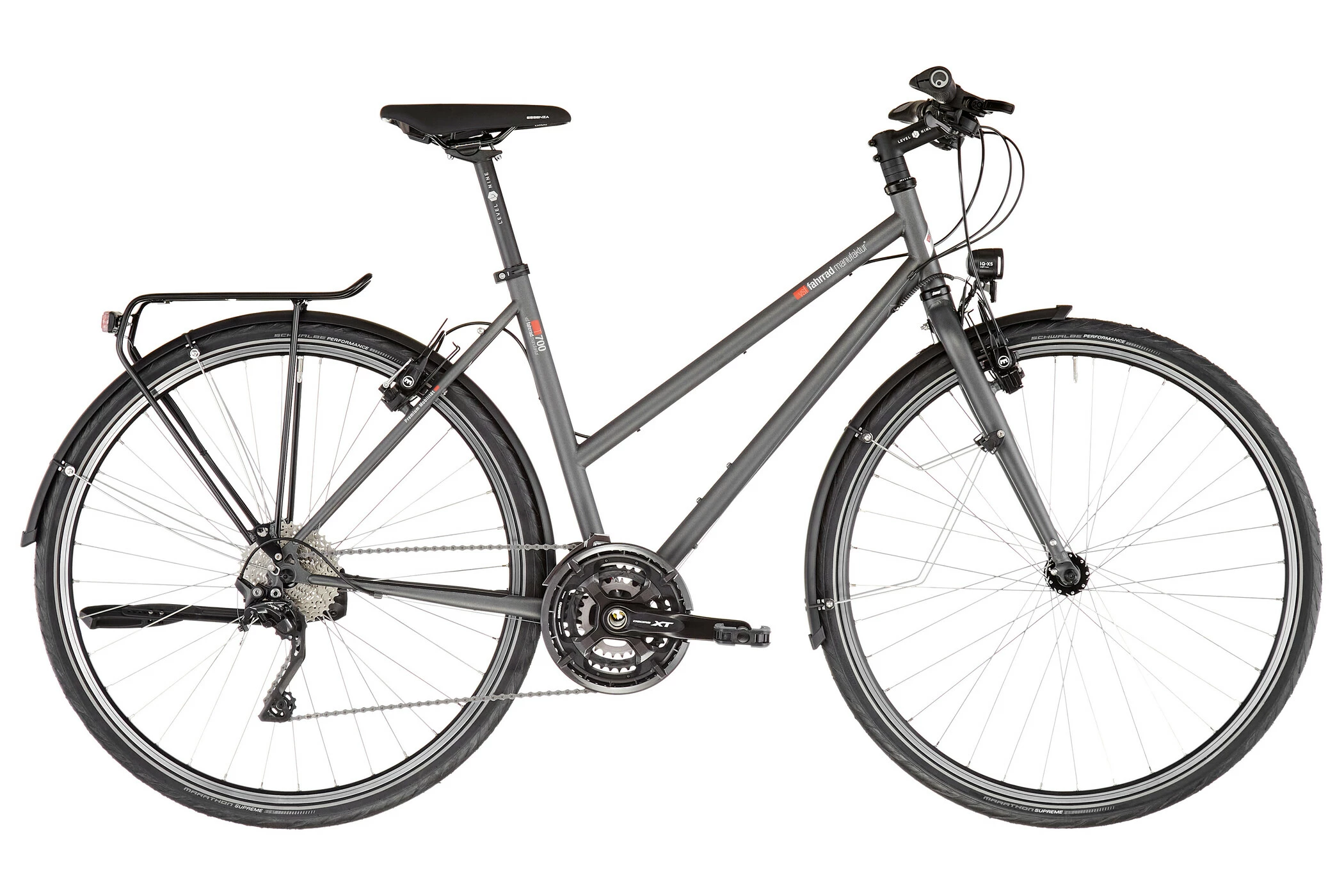 Vsf-fahrradmanufaktur Vsf Fahrradmanufaktur T-700 Trapeze XT 30-trins HS22, Grå 4 Vsf-fahrradmanufaktur Vsf Fahrradmanufaktur T-700 Trapeze XT 30-trins HS22, Grå - Billede 2