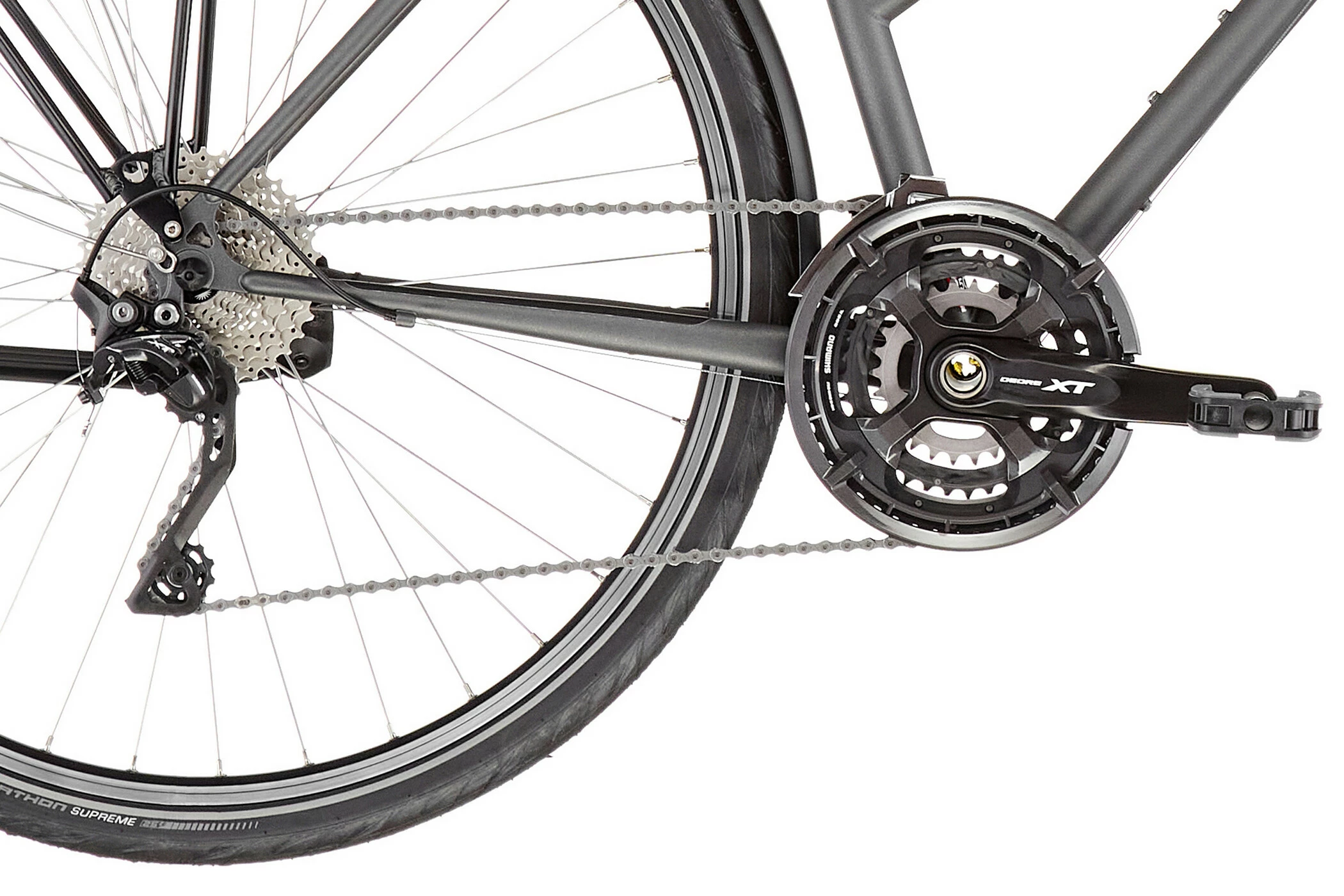 Vsf-fahrradmanufaktur Vsf Fahrradmanufaktur T-700 Trapeze XT 30-trins HS22, Grå 7 Vsf-fahrradmanufaktur Vsf Fahrradmanufaktur T-700 Trapeze XT 30-trins HS22, Grå - Billede 5