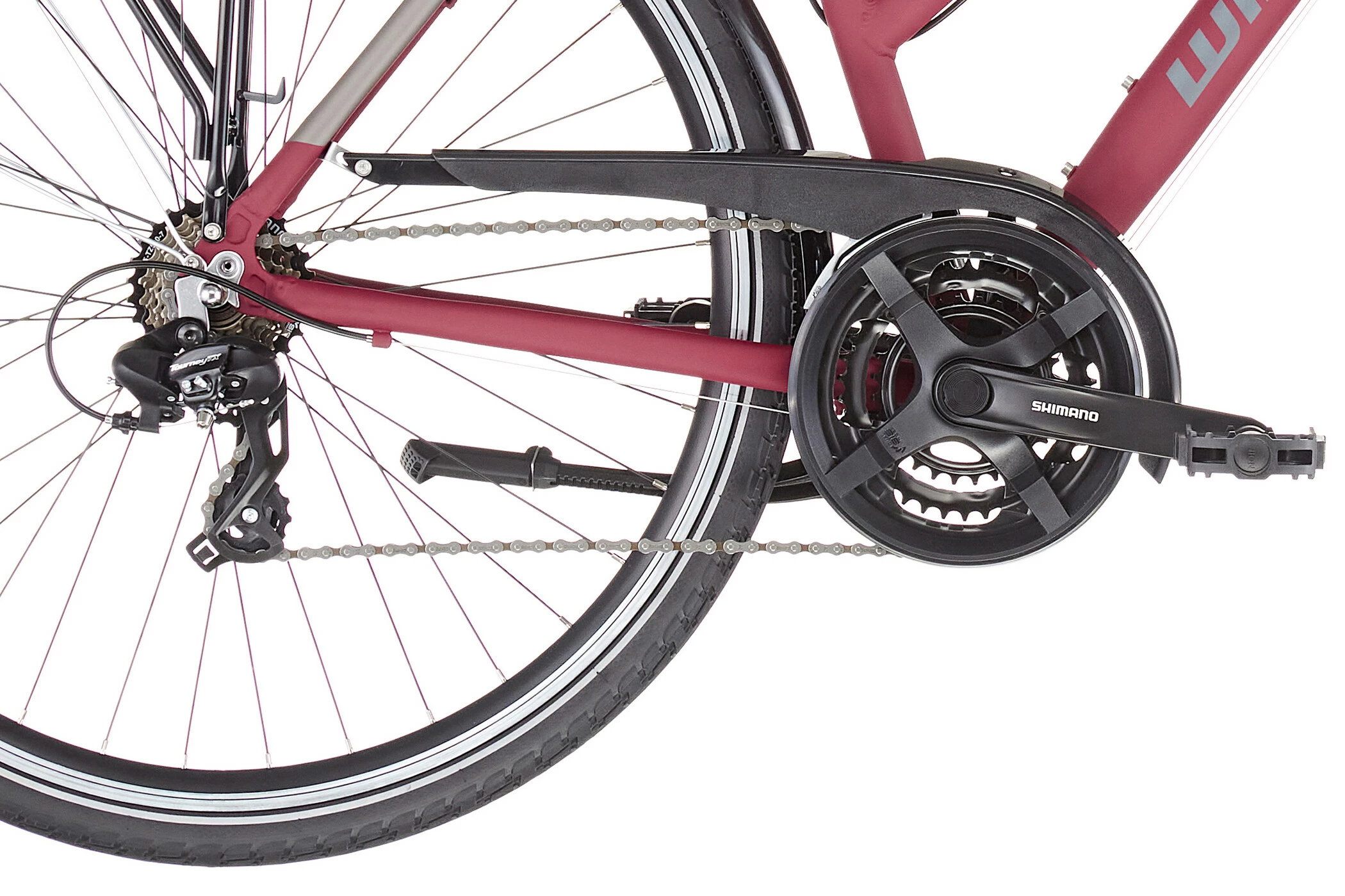 Winora Domingo 21 Trapez, Grå 8 Winora Domingo 21 Trapez, Grå - Billede 6