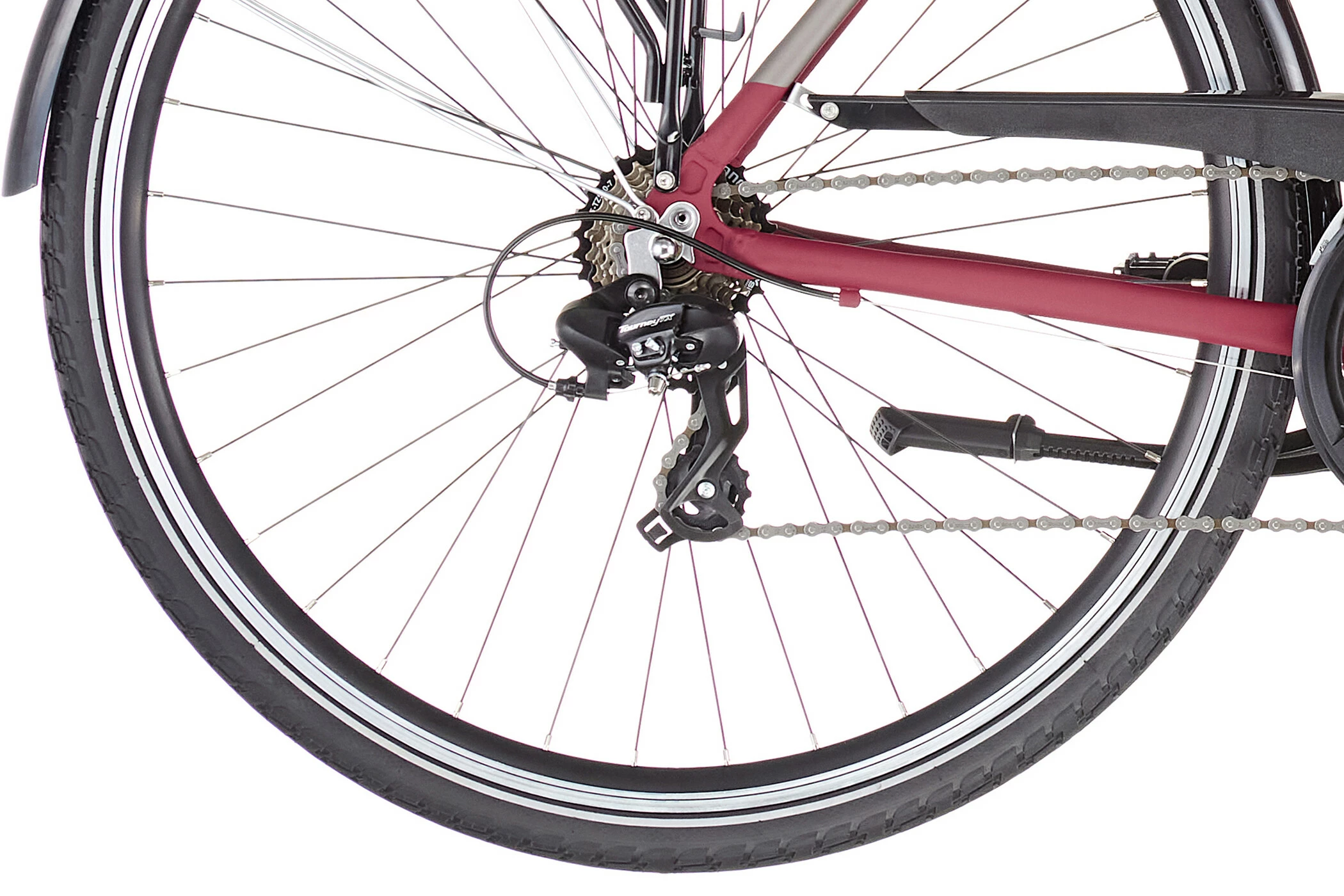 Winora Domingo 21 Trapez, Grå 9 Winora Domingo 21 Trapez, Grå - Billede 7