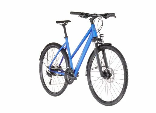 Winora Domingo 27 Sport Trapez, Bl&aring; -E-bikes Trekking Butik winora domingo 27 sport trapeze infinity blue matte 2