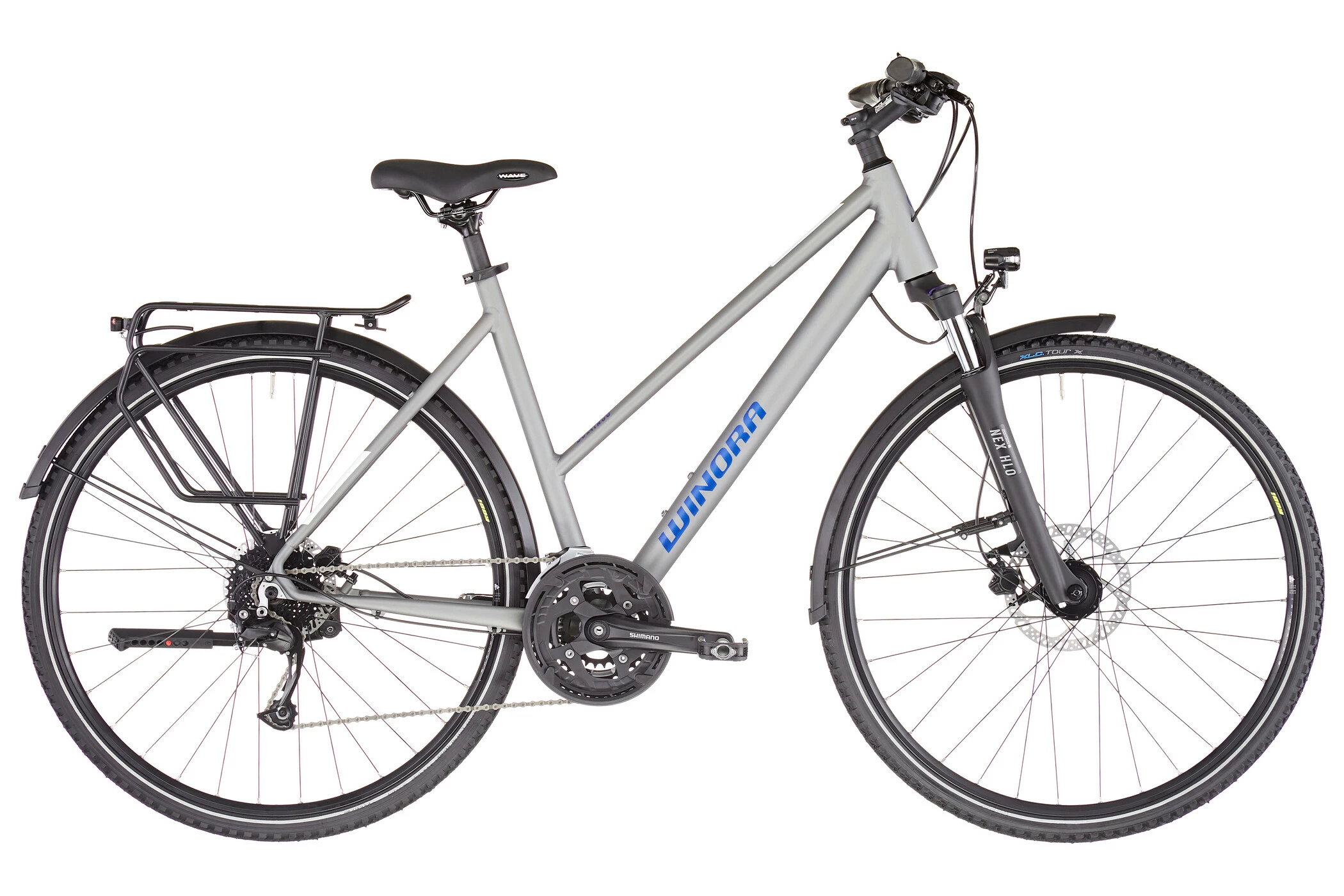 Winora Domingo 27 Trapez, Grå 4 Winora Domingo 27 Trapez, Grå - Billede 2