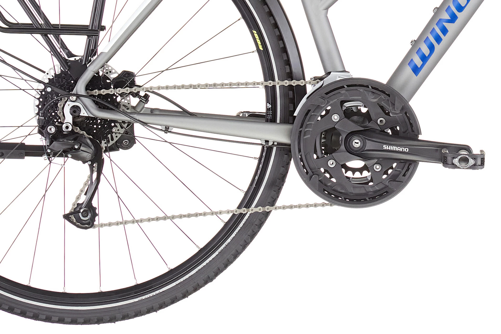 Winora Domingo 27 Trapez, Grå 8 Winora Domingo 27 Trapez, Grå - Billede 6