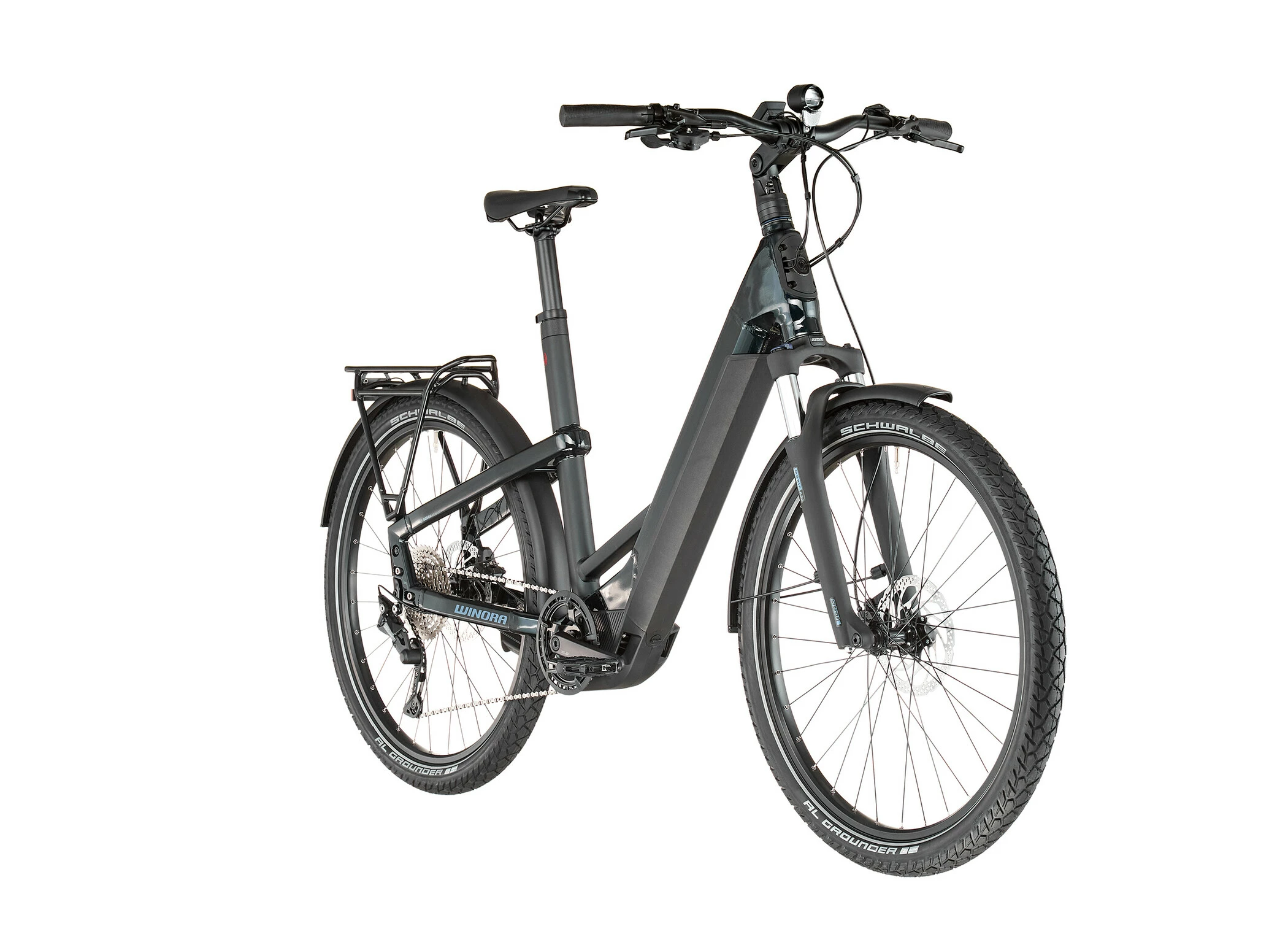 Winora Yakun 10 Lavt Trin, Blå 3 Winora Yakun 10 Lavt Trin, Blå